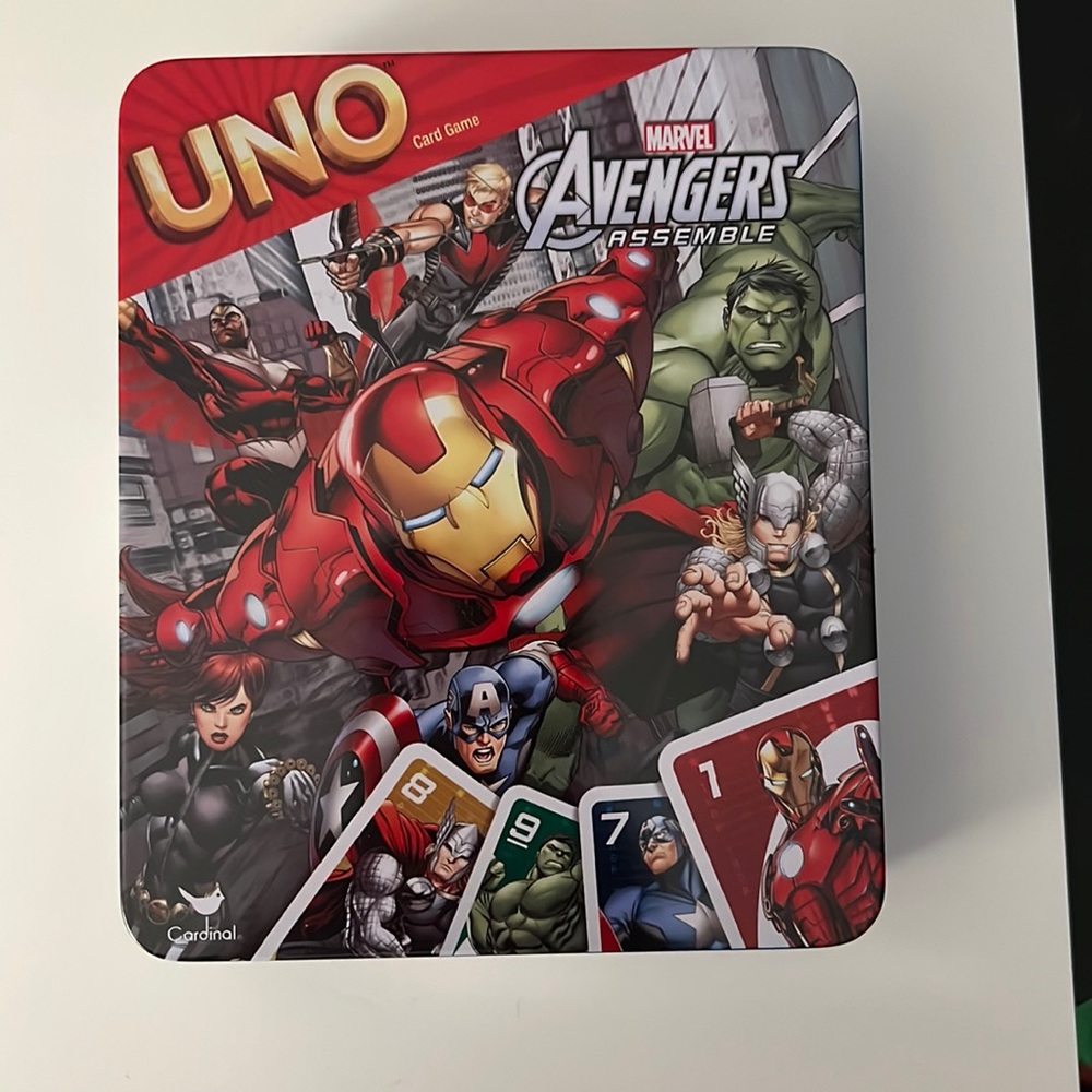 Marvel Avengers Assemble Uno Cards